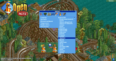 RollerCoaster Tycoon 2 reimplementation OpenRCT2 gets a new title theme